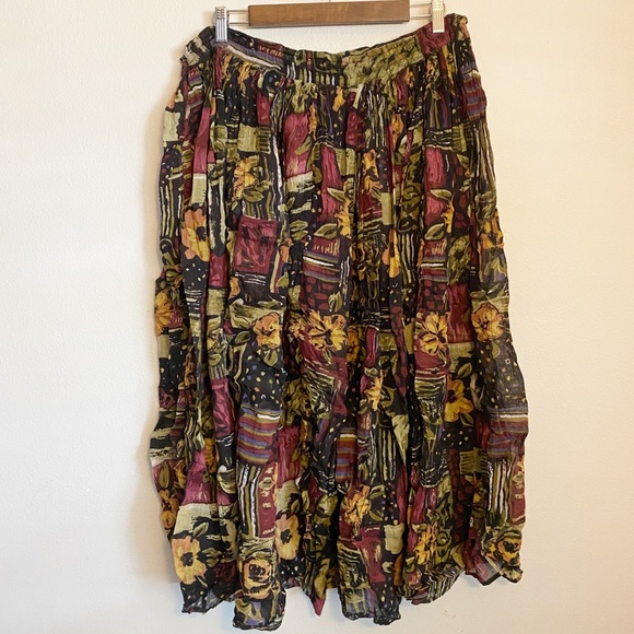 Vintage Just Class Peasant Cottage Core Ski… - Picture 4 of 5